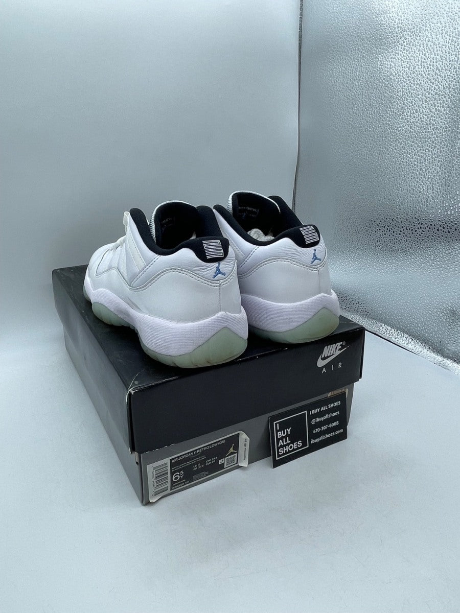 Jordan 11 Retro Low Legend Blue (GS) 6.5Y (Moderately Worn Pre-Owned) - Image 4