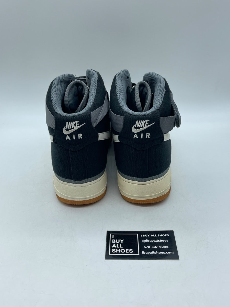 Nike Air Force 1 High 07 LV8 'Black Orange Gum' 11.5 (Moderately Worn Pre-Owned) - Image 3