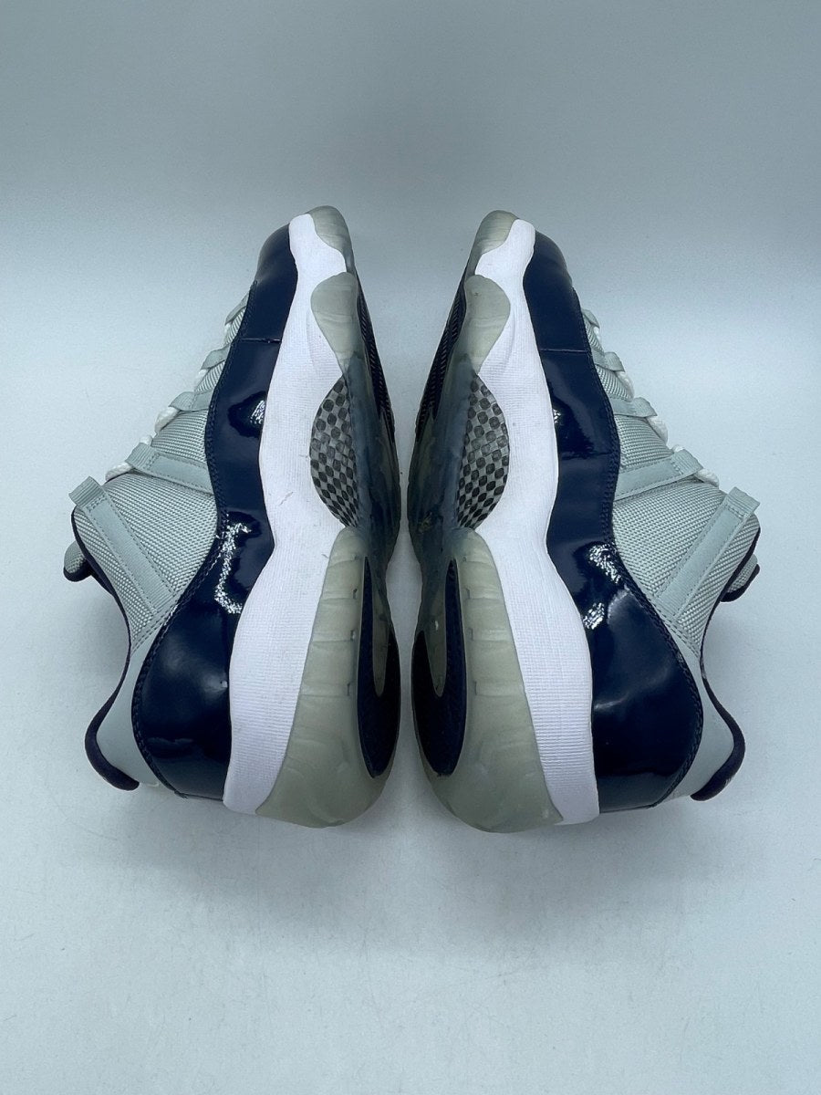 Jordan 11 Retro Low Georgetown 13 (Moderately Worn Pre-Owned)JordanGrey Mist/White-Midnight Navy - Image 6