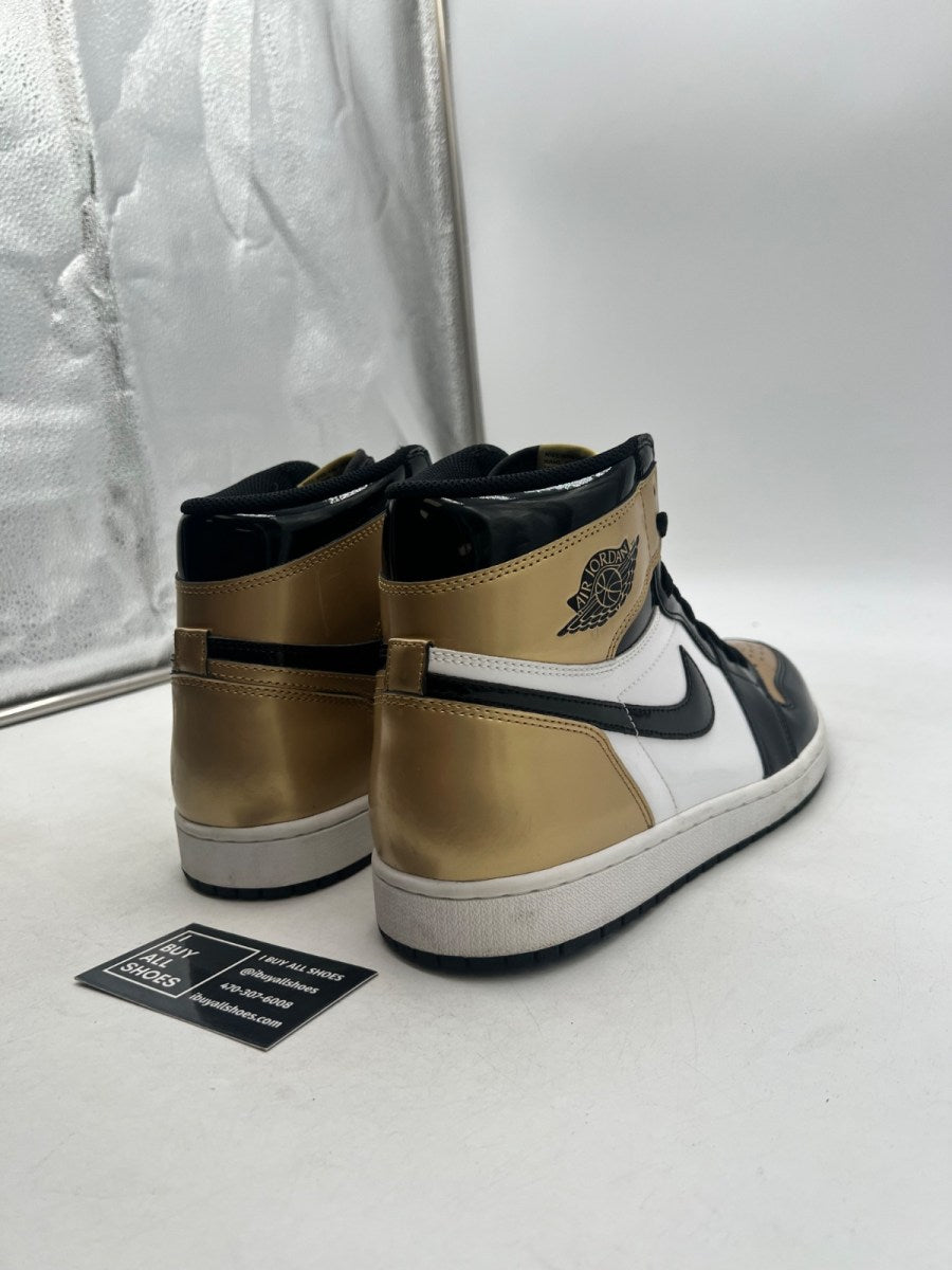 Jordan 1 Retro High NRG Patent Gold Toe 11.5 (Moderately Worn Pre-Owned) - Image 5