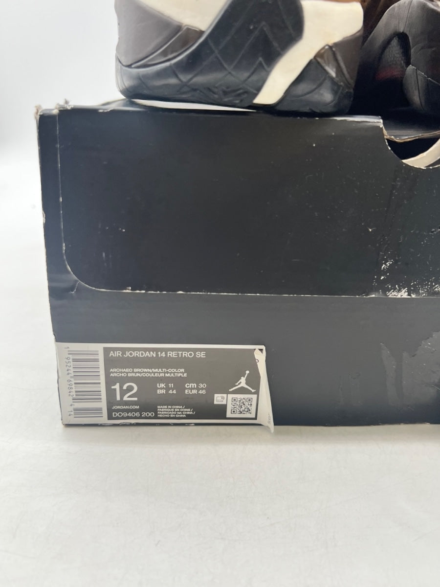 Jordan 14 Retro Winterized Archaeo Brown 12 (Lightly Worn Pre-Owned) - Image 6