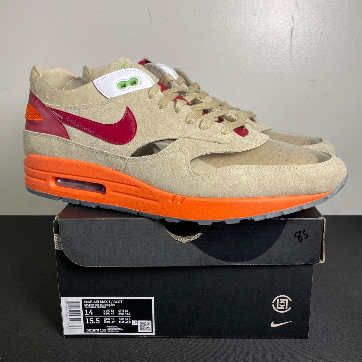 Nike Air Max 1 CLOT Kiss of Death (2021) (Size 14) - Image 1