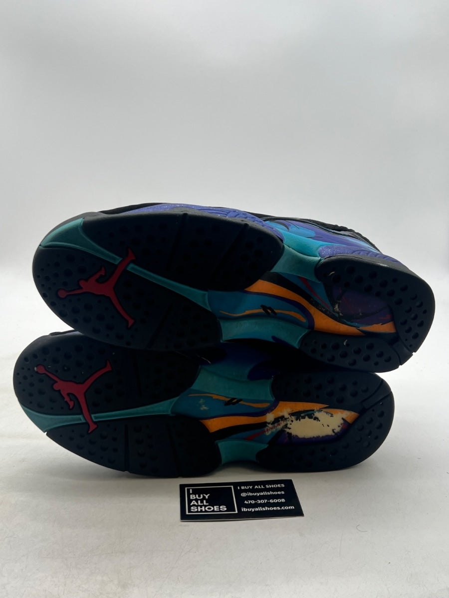 Jordan 8 Retro Aqua (2015) 10.5 (Moderately Worn Pre-Owned) - Image 7