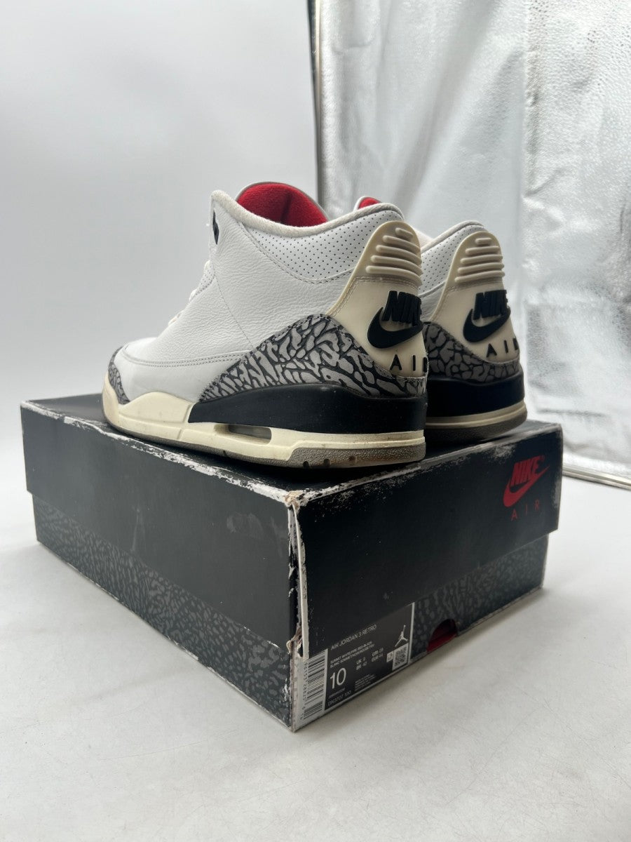 Jordan 3 Retro White Cement Reimagined 10 (Moderately Worn Pre-Owned) - Image 6