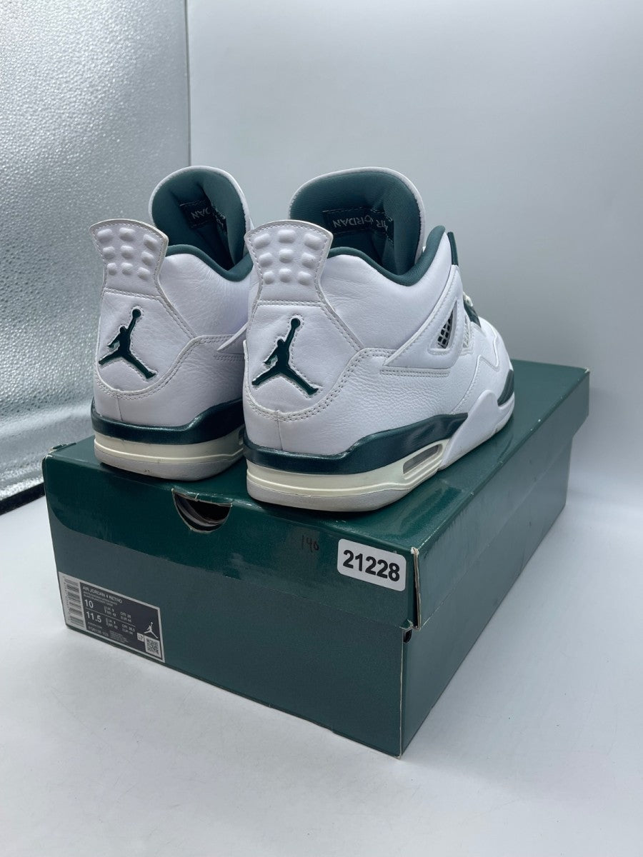 Jordan 4 Retro Oxidized Green 10 (Moderately Worn Pre-Owned) - Image 5