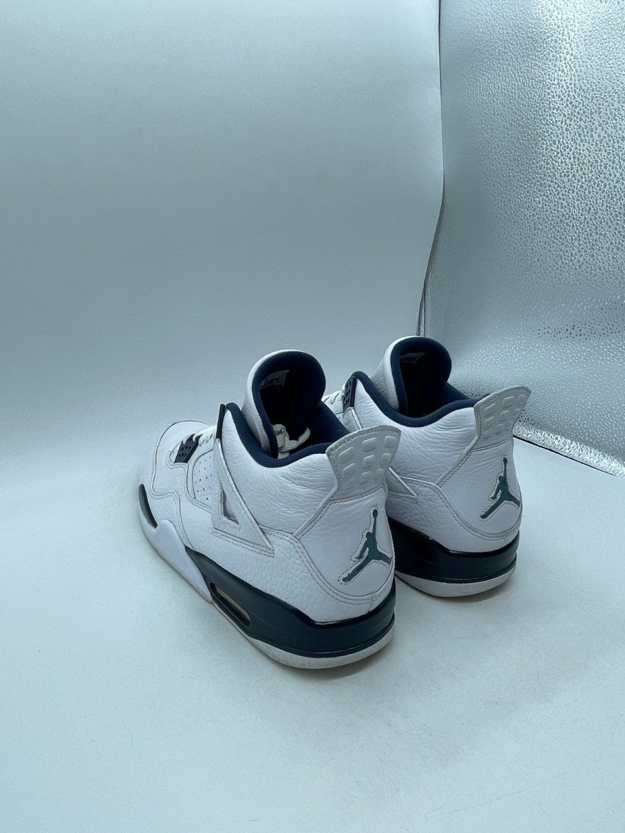 Jordan 4 Retro Columbia (2015) 13 (Moderately Worn Pre-Owned)JordanWhite/Legend Blue-Midnight Navy - Image 4