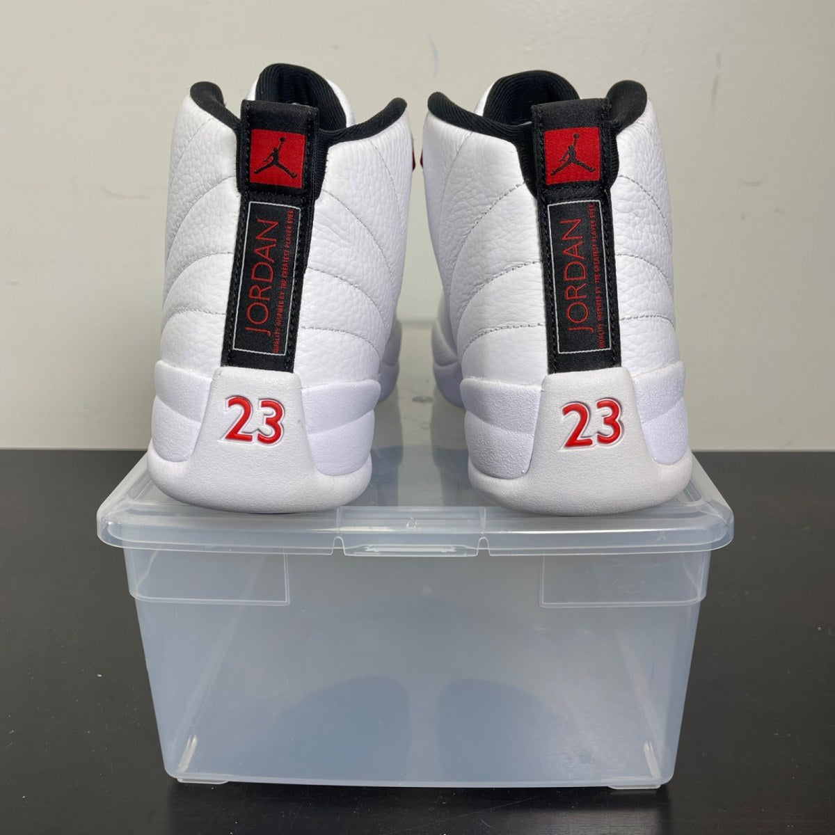 Jordan 12 Retro Twist 11 (New Pre-Owned)JordanWhite/Black-University Red - Image 4