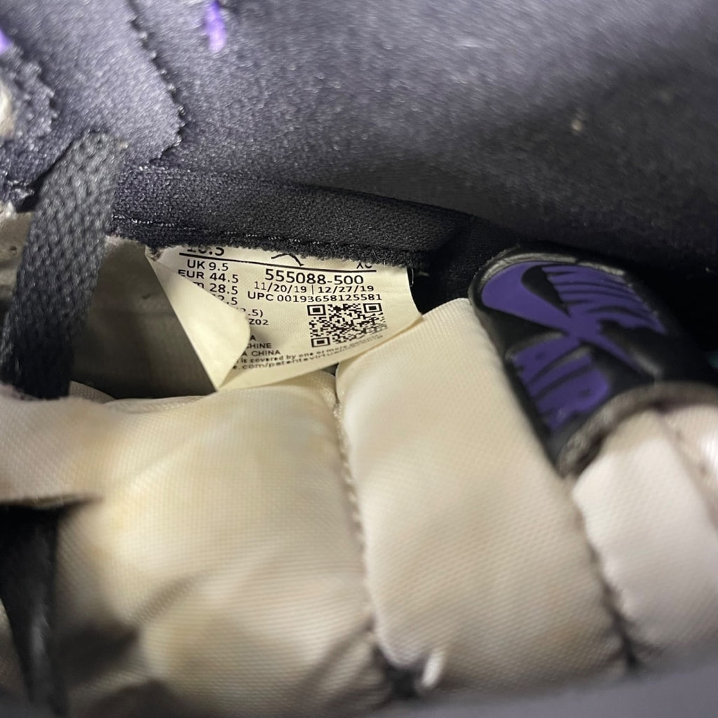 Jordan 1 Retro High Court Purple White 10.5 (Moderately Worn Pre-Owned)JordanCourt Purple/White-Black - Image 6