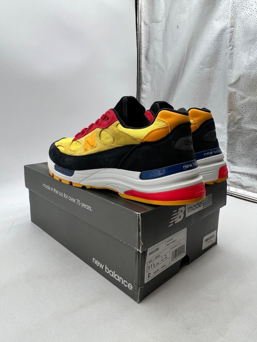 New Balance 992 Yellow Red 11.5 (Lightly Worn Pre-Owned)New BalanceYellow/Black-Red - Image 6