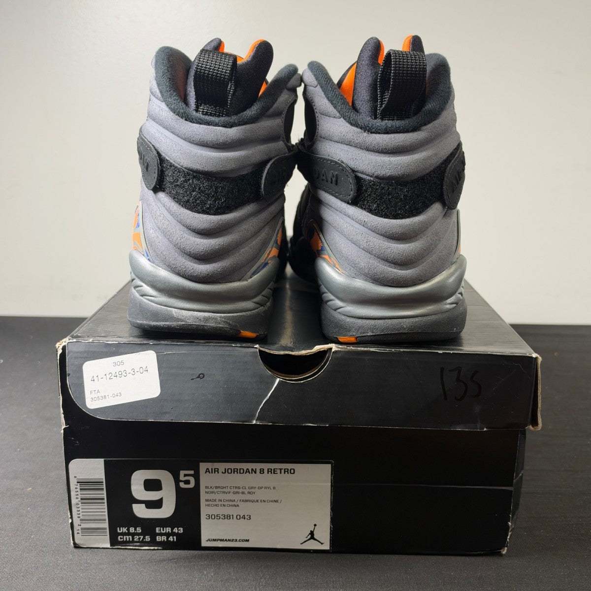 Jordan 8 Retro Phoenix Suns (Size 9.5) - Image 5