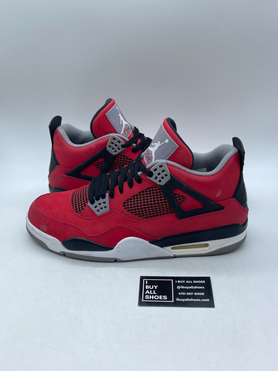 Jordan 4 Retro Toro Bravo 13 (Moderately Worn Pre-Owned) - Image 1