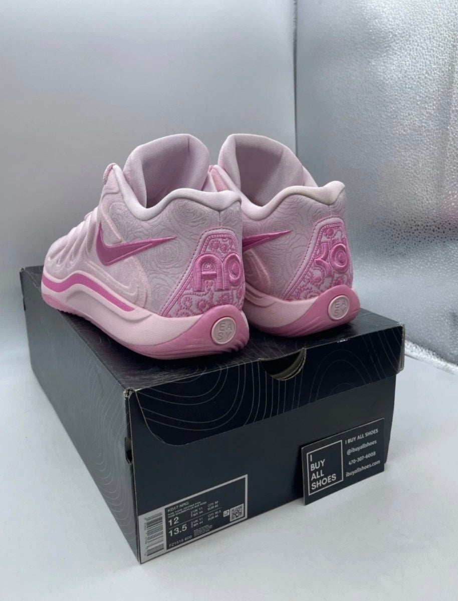 Nike KD 17 NRG Aunt Pearl 12 (Moderately Worn Pre-Owned)NikePink Foam/Beyond Pink - Image 4