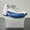 Jordan 12 Retro French Blue (2016) 11.5 (Moderately Worn Pre-Owned)JordanWhite/French Blue-Metallic Silver-Varsity Red - Image 1