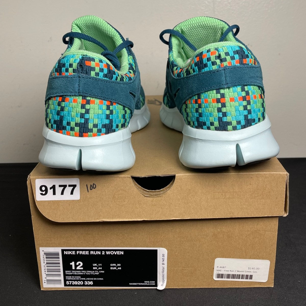 Nike Free Run 2 Woven (Size 12) - Image 4