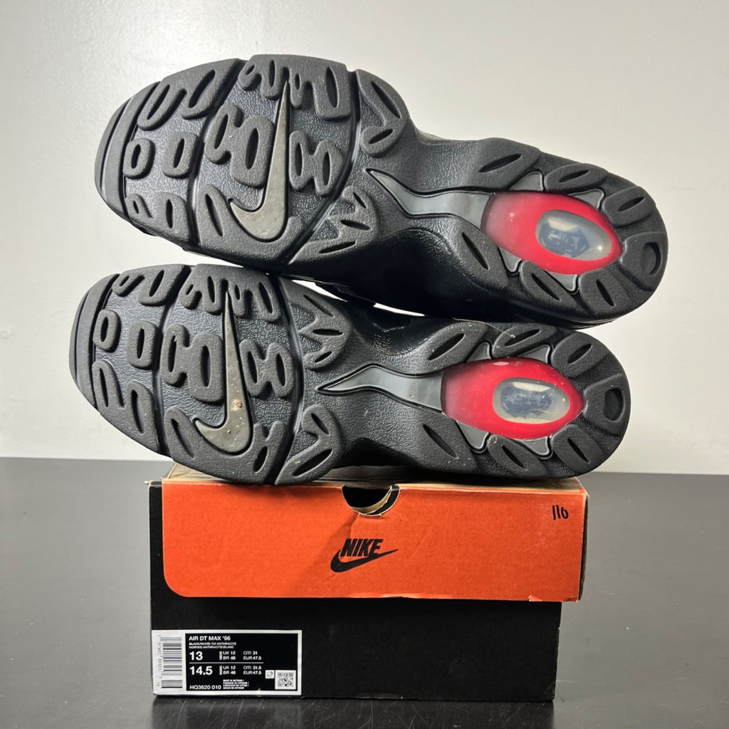 Nike Air DT Max '96 Falcons 13 (Lightly Worn Pre-Owned)NikeBlack/White/Team Anthracite/Metallic Silver/Fire Red - Image 6