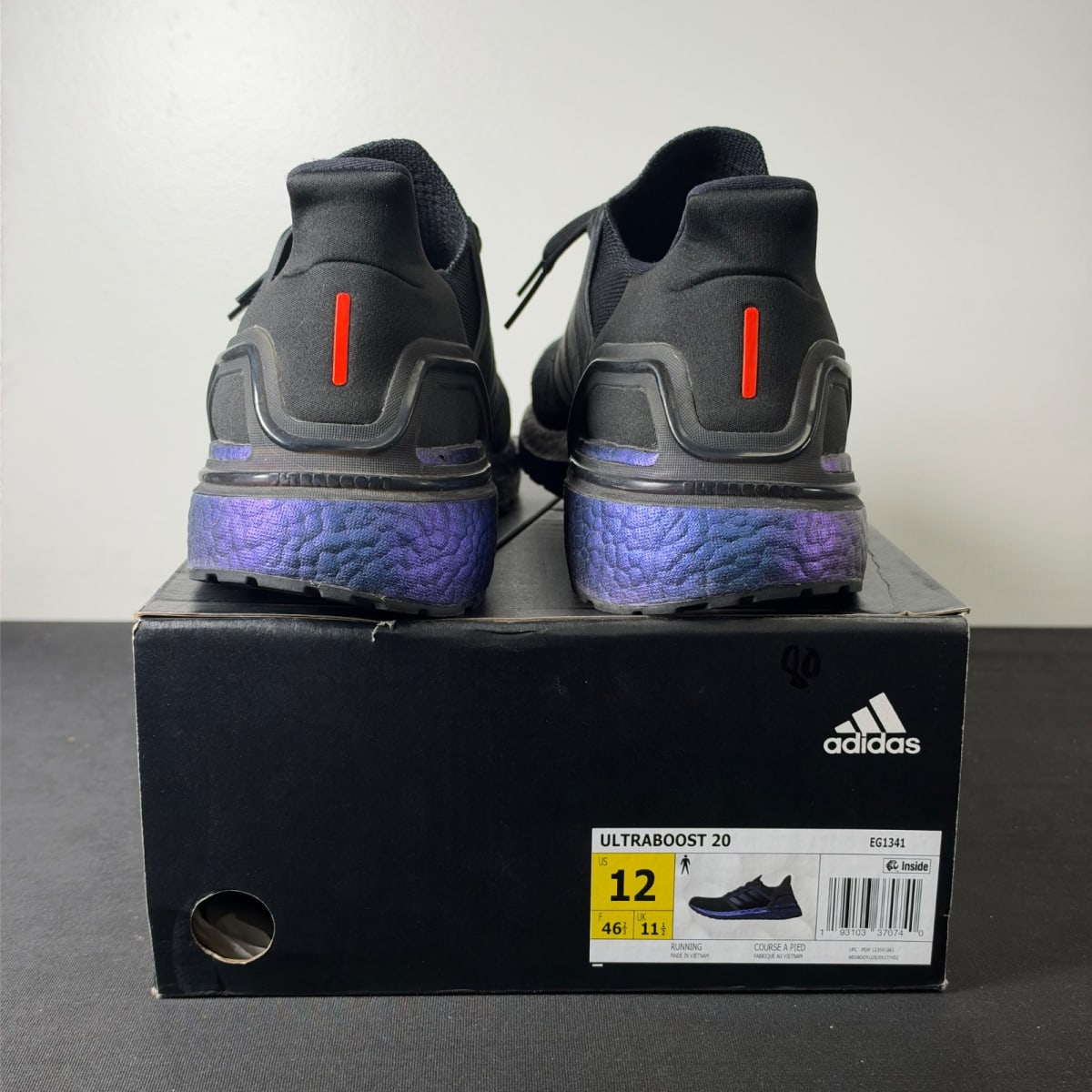 adidas Ultra Boost 2020 ISS US National Lab Core Black (Size 12) - aux