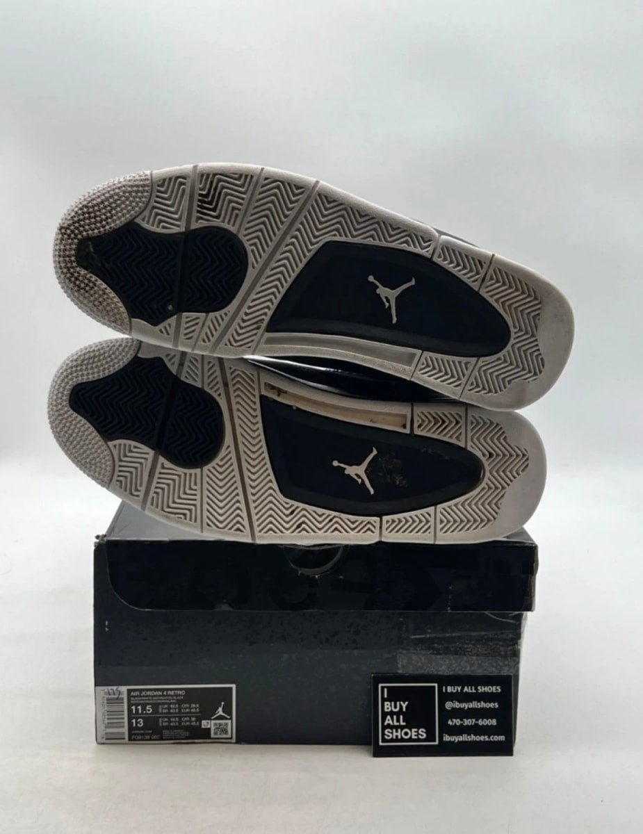 Jordan 4 Retro Fear (2024) 11.5 (Moderately Worn Pre-Owned)JordanBlack/White/Anthracite/Black/Pure Platinum - Image 8