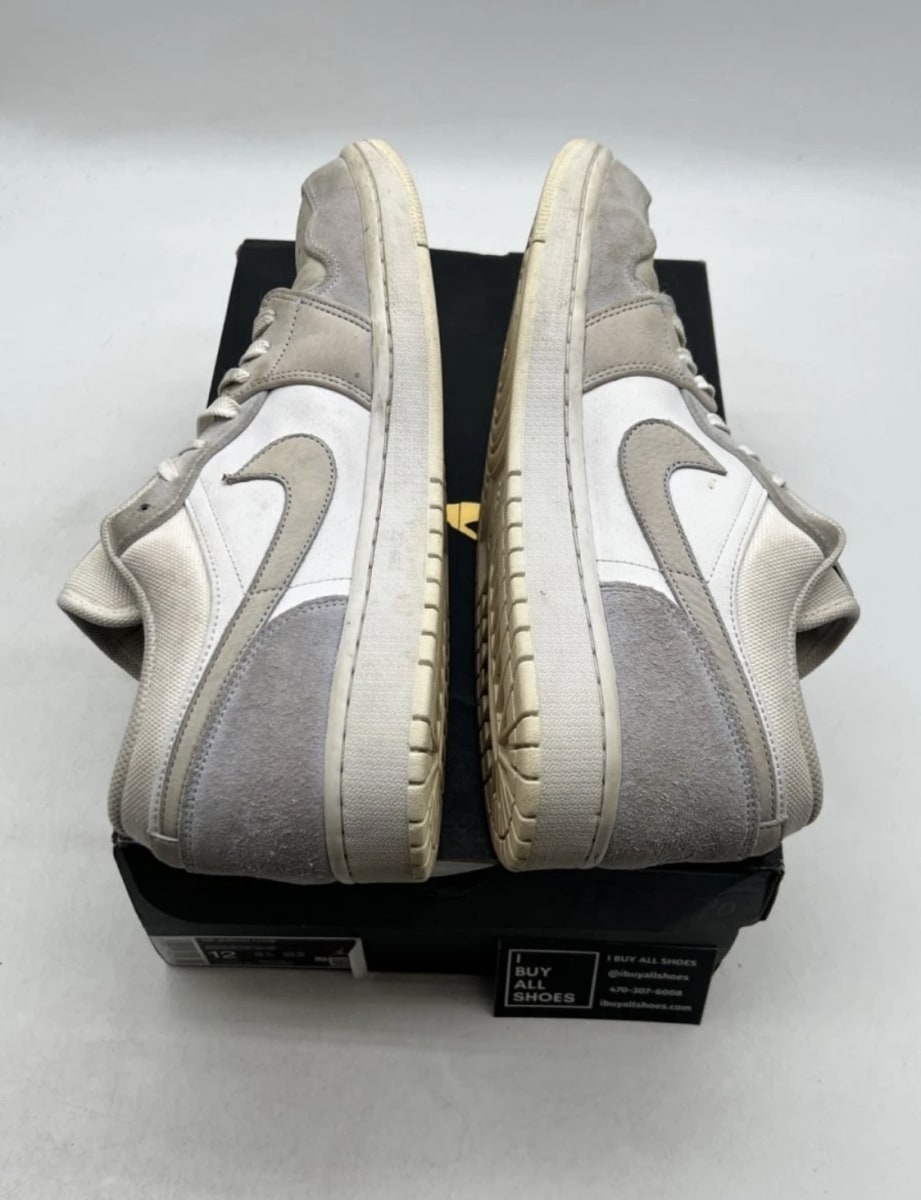 Jordan 1 Low Paris 12 (Heavily Worn Pre-Owned)JordanWhite/Sky Grey-Football Grey - Image 9