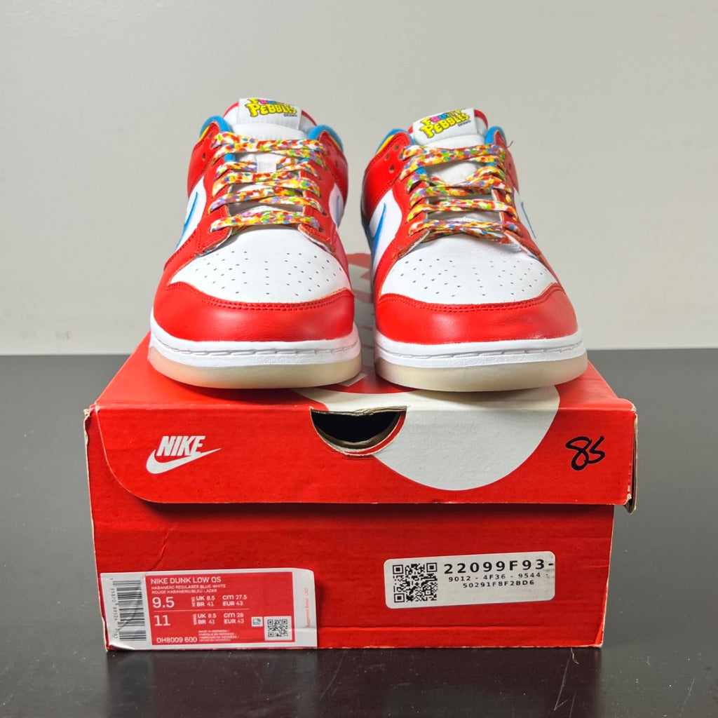Nike Dunk Low QS LeBron James Fruity Pebbles (Size 9.5) Lightly Worn - Image 2