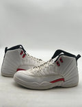 Jordan 12 Retro Twist 11 (Heavily Worn Pre-Owned)JordanWhite/Black-University Red - Image 1