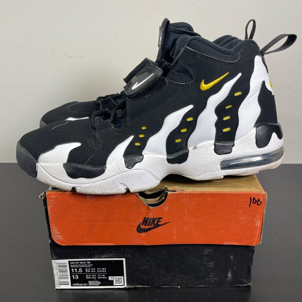 Nike Air DT Max '96 Black White (2024) 11.5 (Moderately Worn Pre-Owned)NikeBlack/White/Varsity Maize - Image 3