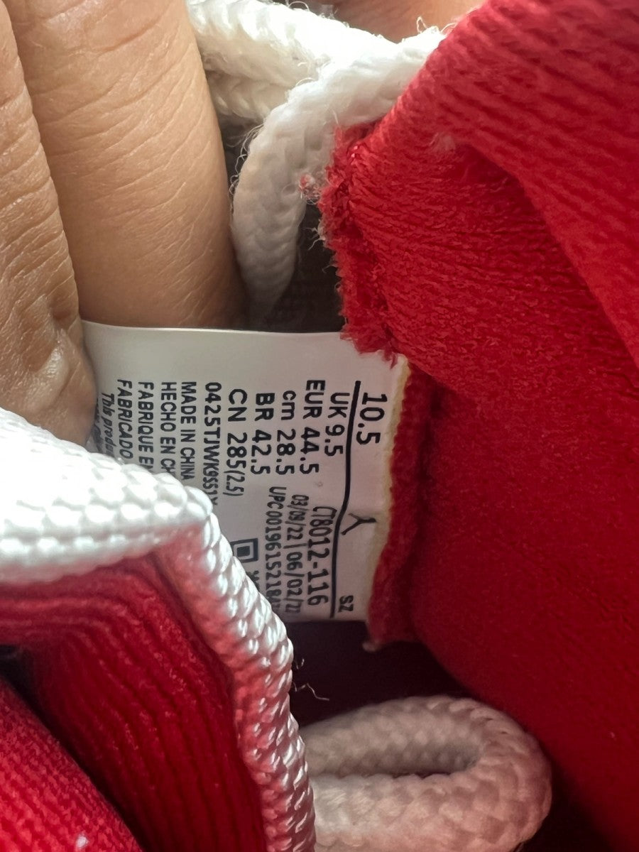 Jordan 11 Retro Cherry (2022) 10.5 (Moderately Worn Pre-Owned)JordanWhite/Varsity Red/Black - Image 7