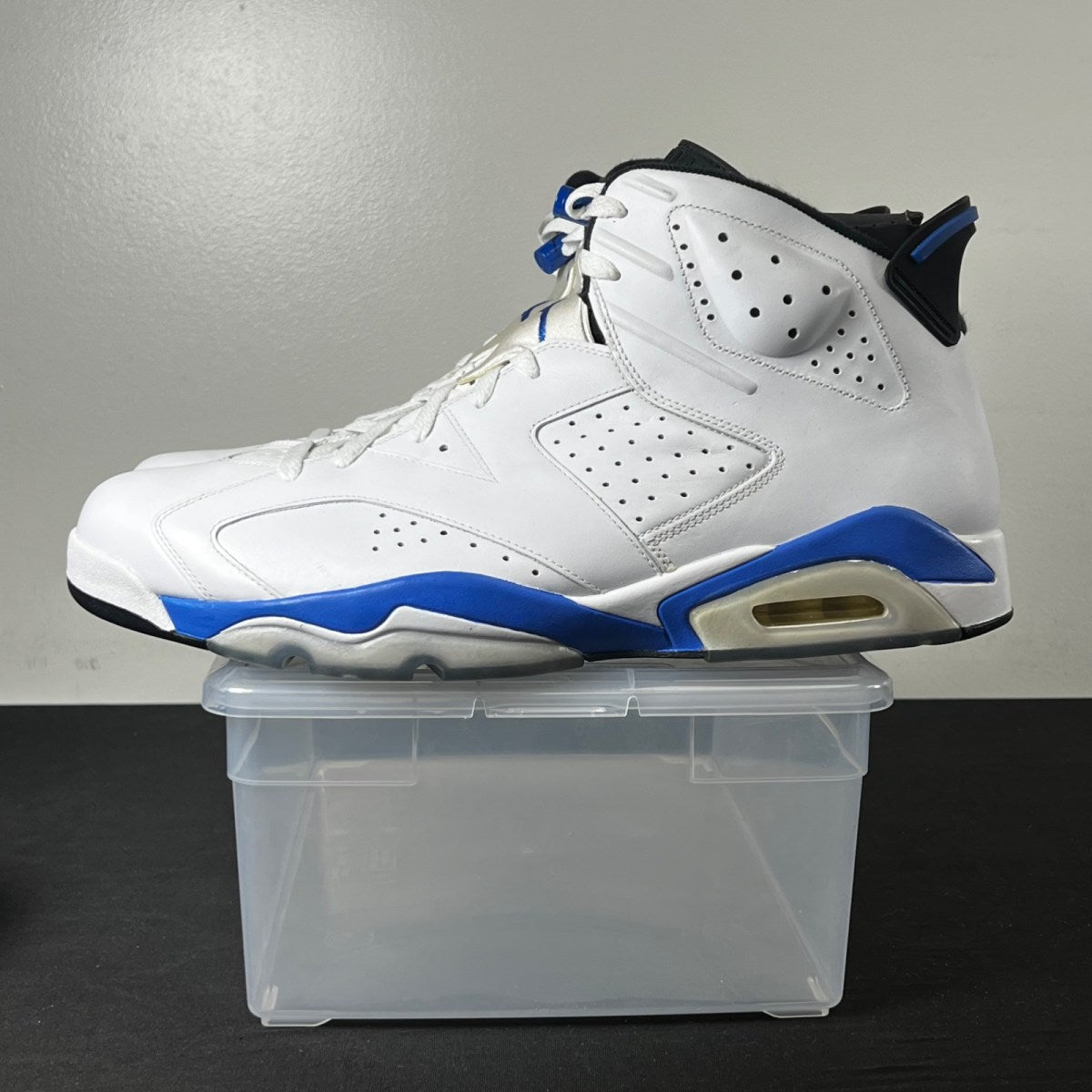 Jordan 6 Retro Sport Blue (2014) (Size 16) - Image 3