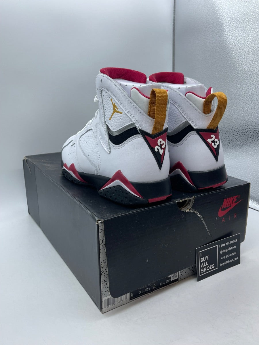Jordan 7 Retro Cardinal (2022) 8 (Moderately Worn Pre-Owned) - Image 4