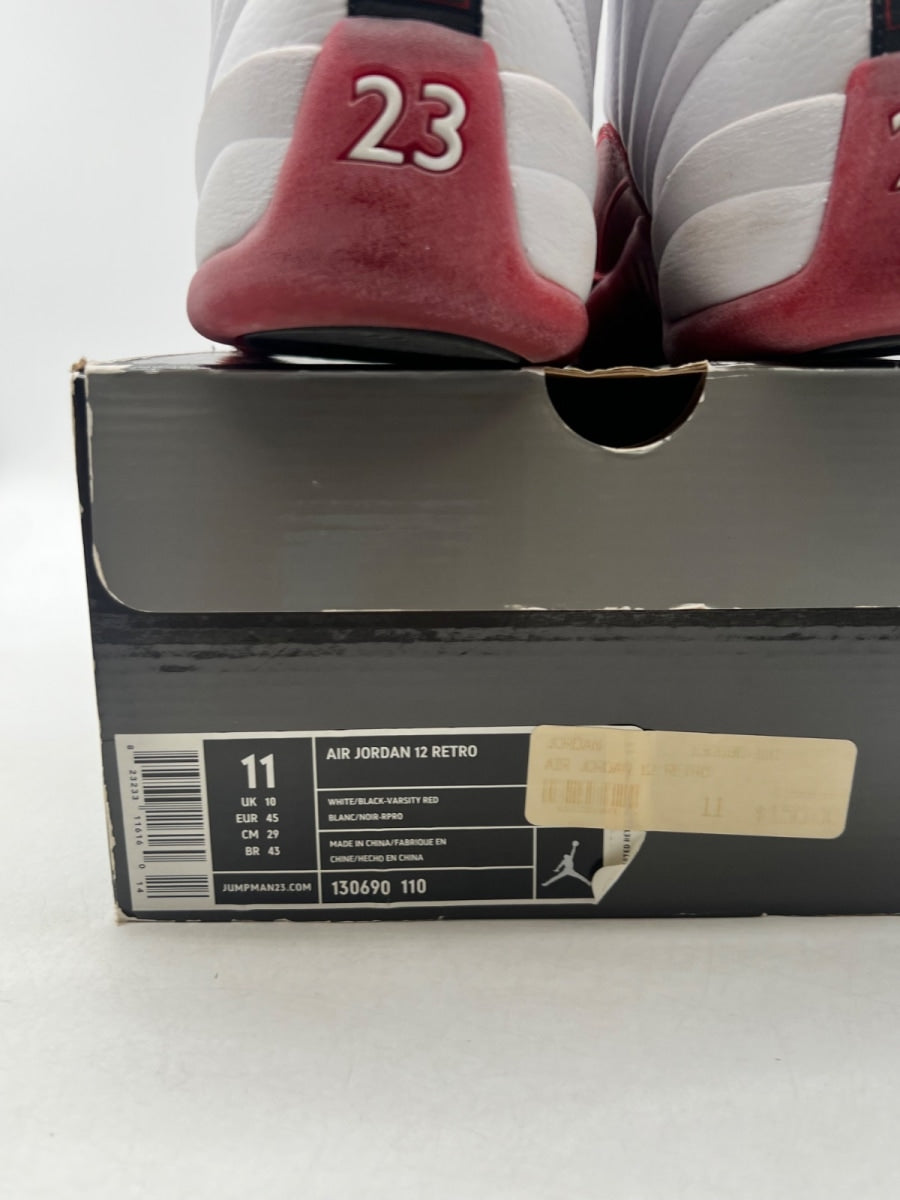 Jordan 12 Retro Cherry (2009) 11 (Moderately Worn Pre-Owned)JordanWhite/Varsity Red - Image 6