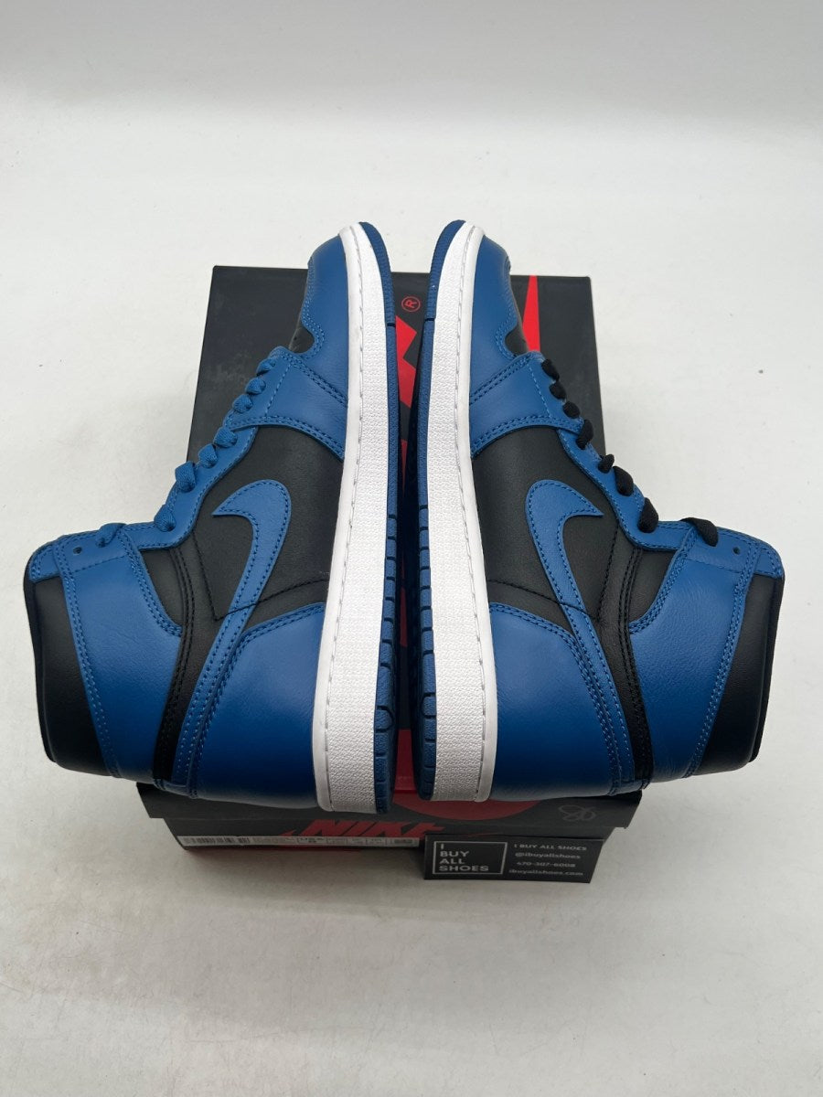 Jordan 1 Retro High OG Dark Marina Blue 9 (Lightly Worn Pre-Owned) - Image 8