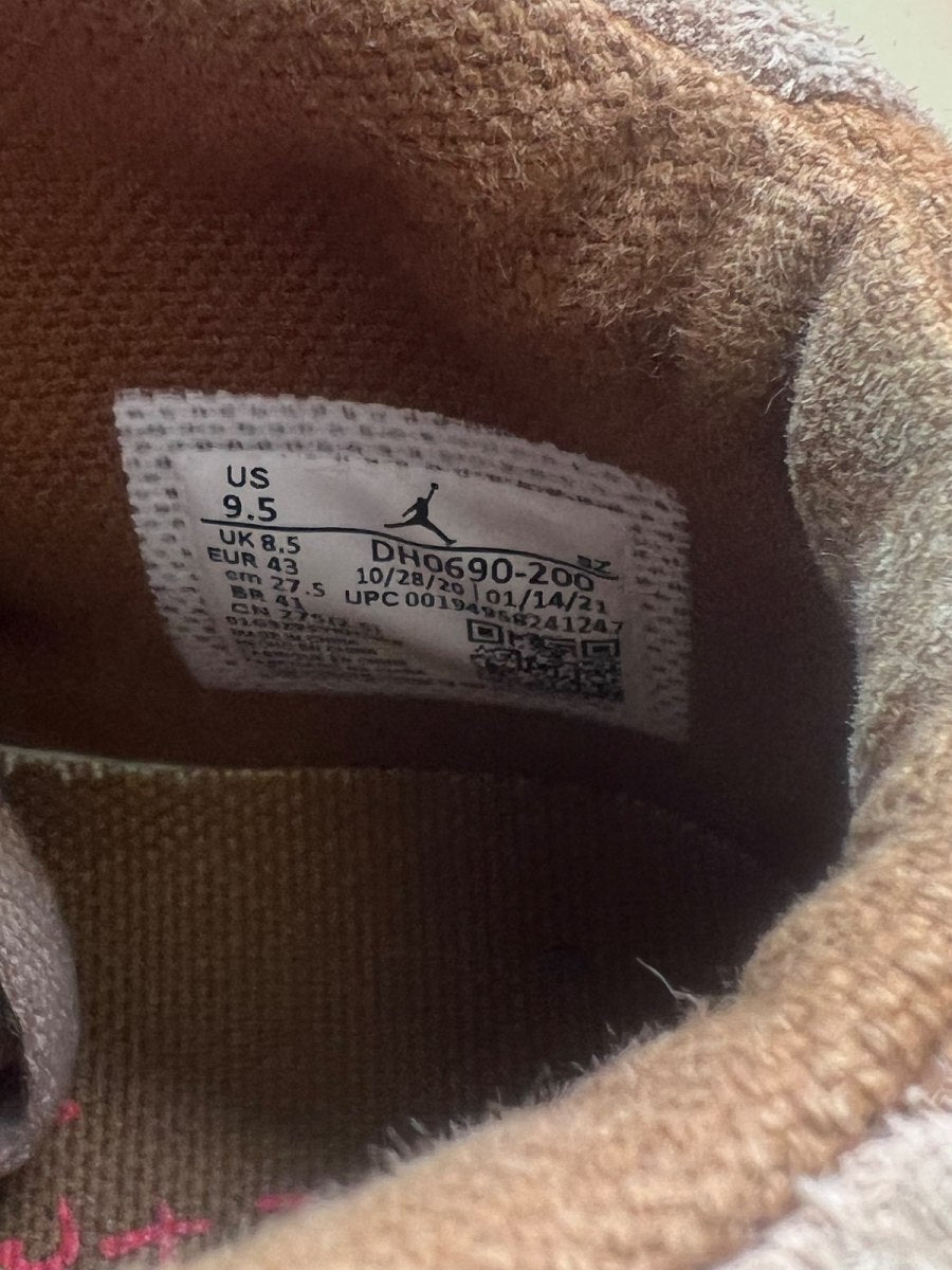 Jordan 6 Retro Travis Scott British Khaki 9.5 (VNDS Pre-Owned) - Image 9