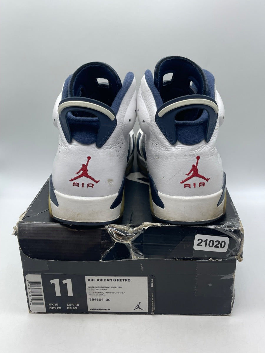 Jordan 6 Retro Olympic London (2012) 11 (Moderately Worn Pre-Owned) - Image 3