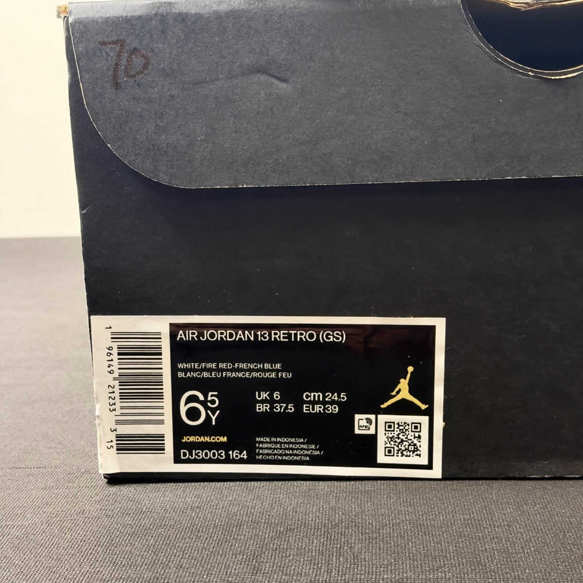 Jordan 13 Retro French Blue (GS) (Size 6.5Y) - Image 4