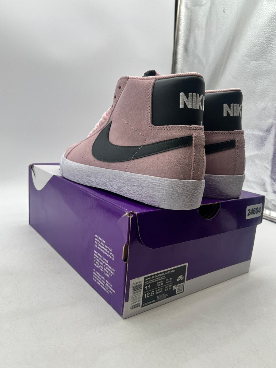 Nike SB Zoom Blazer Mid Pink Foam White Gum Yellow Anthracite 11 (Lightly Worn Pre-Owned)NikePink Foam/White/Gum Yellow/Anthracite - Image 6