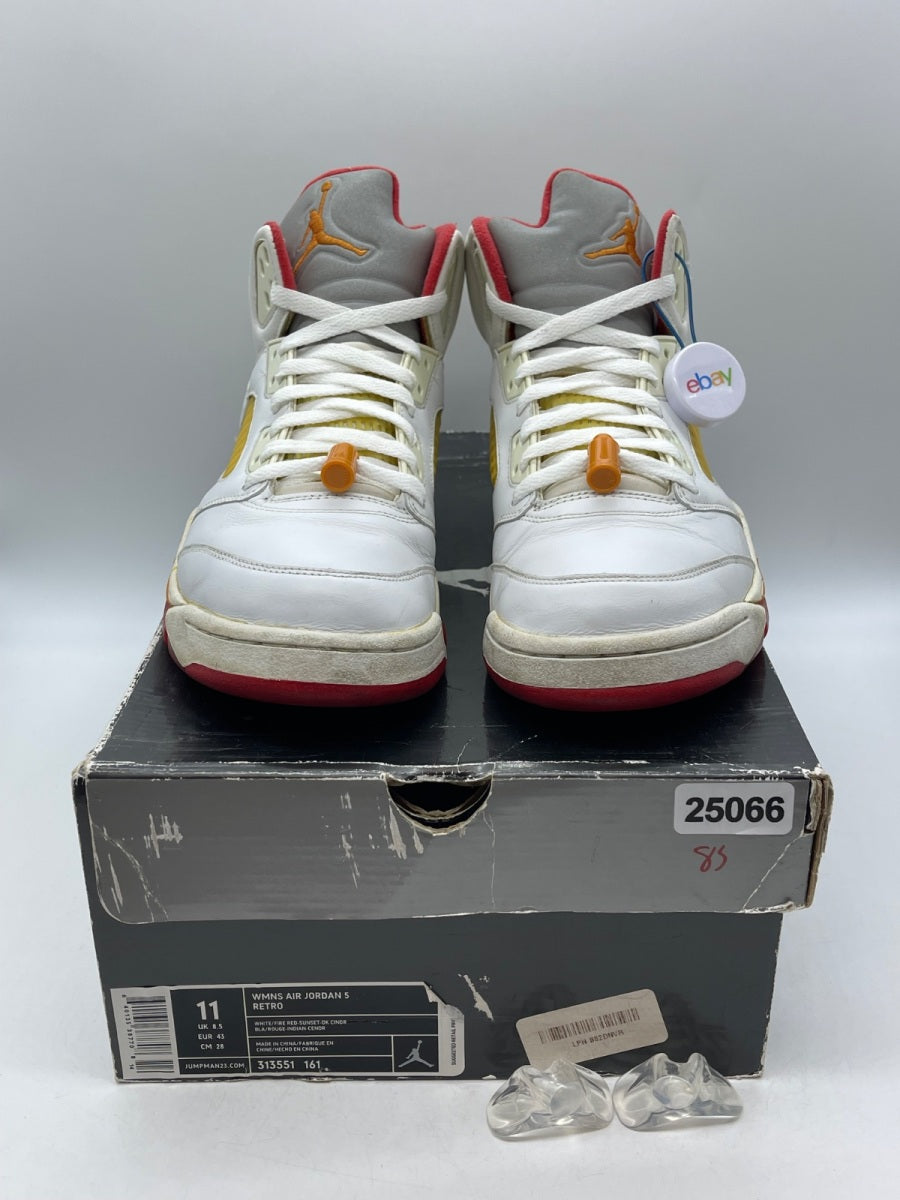 Wmns Air Jordan 5 Retro 'Sunset' 11 (Moderately Worn Pre-Owned)Air Jordan - Image 2