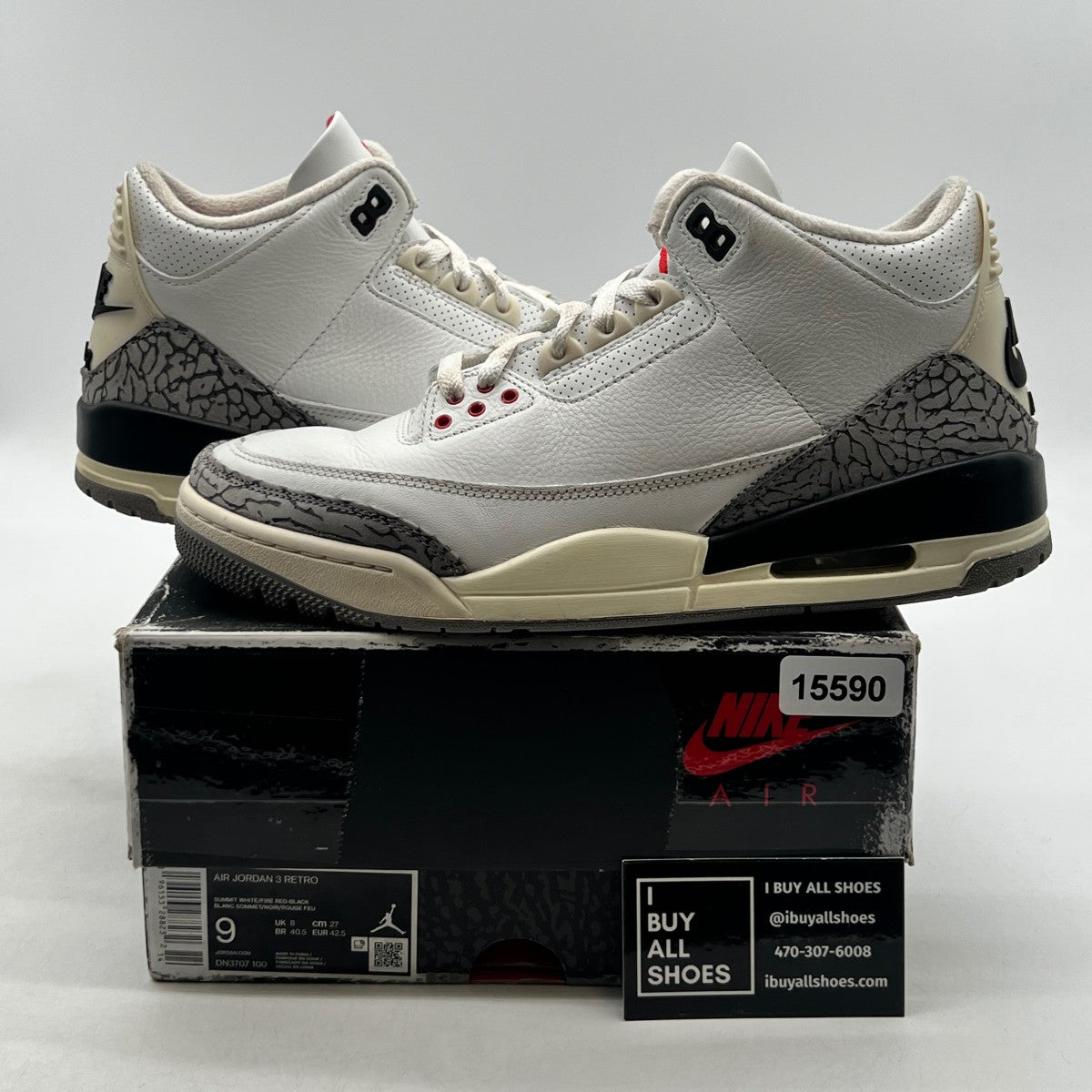 Jordan 3 Retro White Cement Reimagined - Image 1