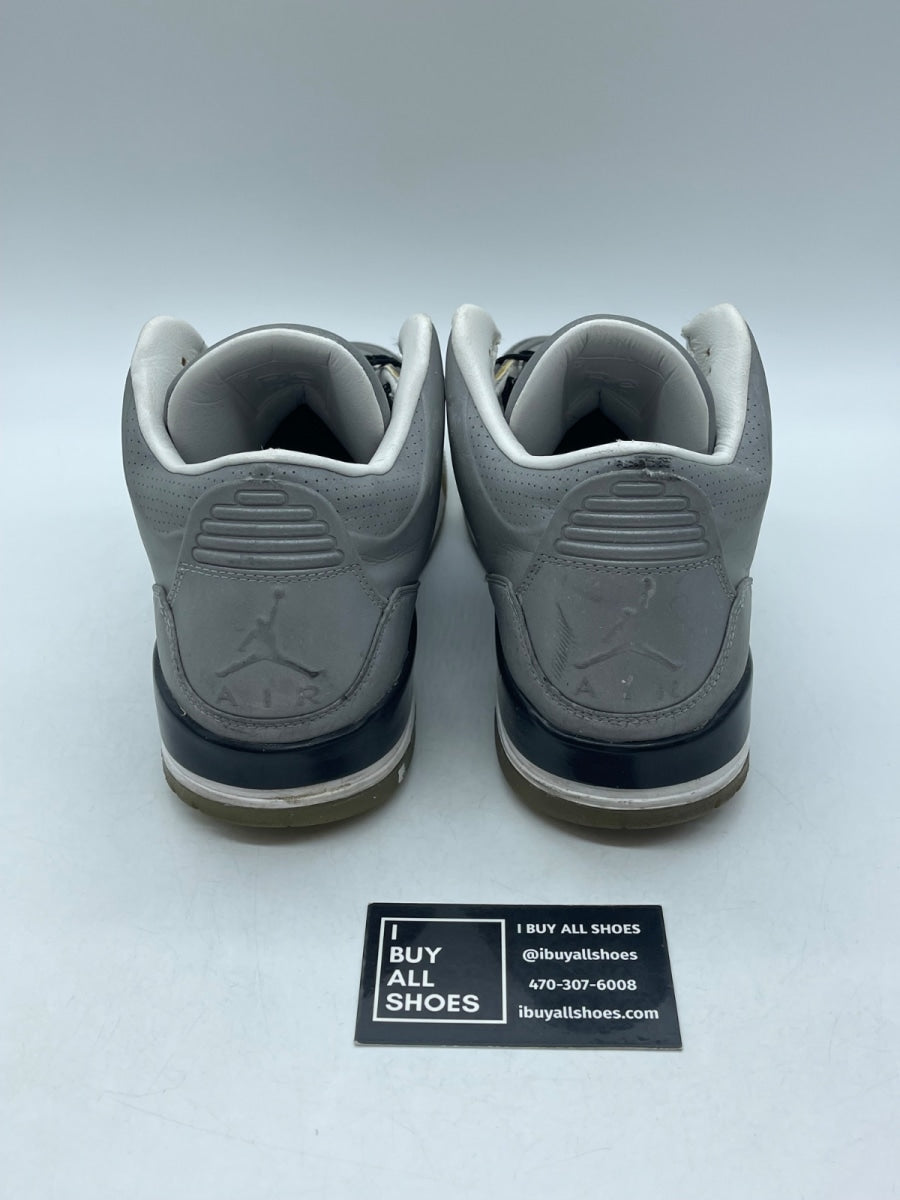 Jordan 3 Retro 5Lab3 Silver 8.5 (Moderately Worn Pre-Owned) - Image 3