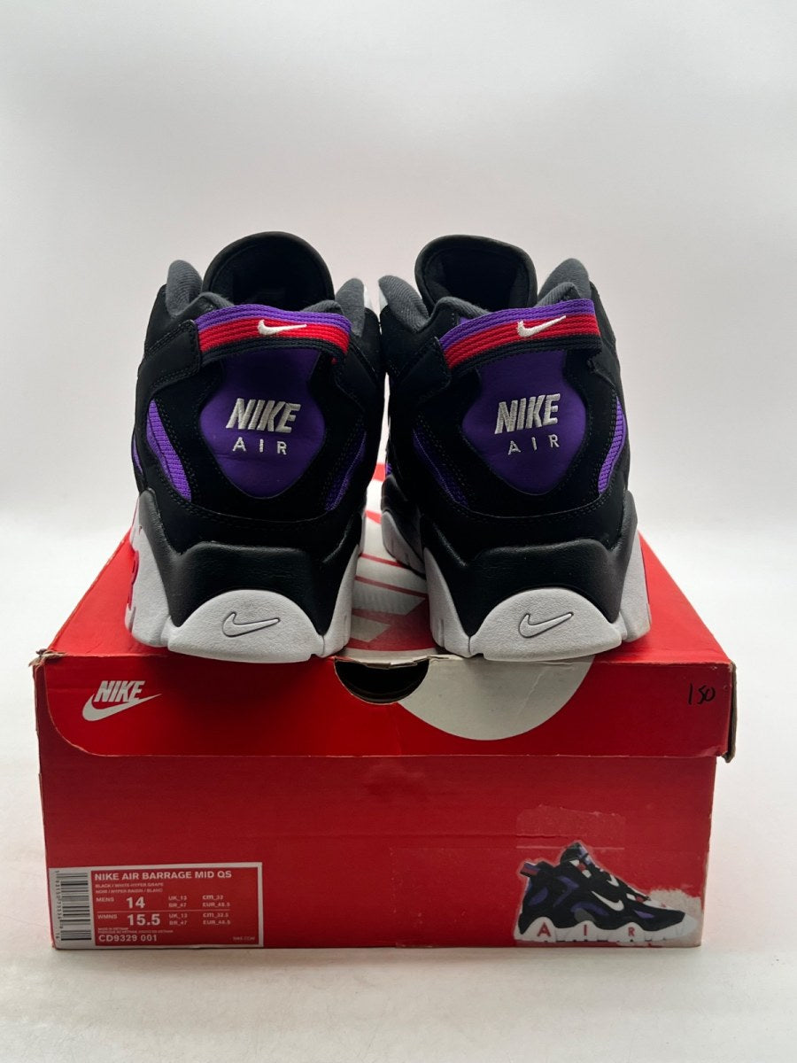 Nike Air Barrage Mid Raptors 14 (Lightly Worn Pre-Owned) - Image 3