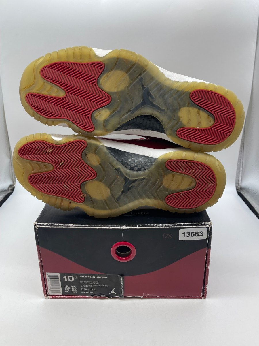 Jordan 11 Retro Win Like 96 10.5 (Moderately Worn Pre-Owned)JordanGym Red/Black-White - Image 7