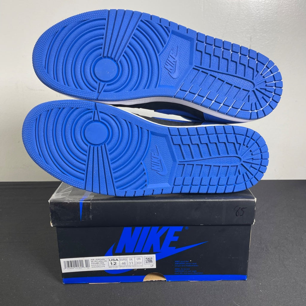 Jordan 1 Retro High OG Royal Reimagined 12 (Moderately Worn Pre-Owned)JordanBlack/Royal Blue/White - Image 5