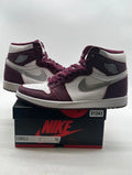 Jordan 1 Retro High OG Bordeaux 13 (Lightly Worn Pre-Owned)JordanBordeaux/White-Metallic Silver - Image 1