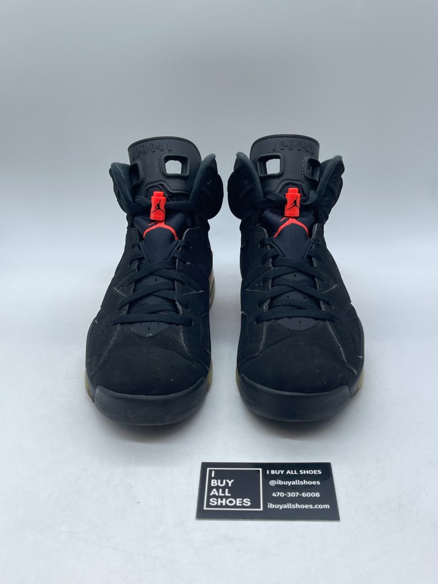 Jordan 6 Retro Black Infrared (2019) 9.5 (Heavily Worn Pre-Owned) - Image 2
