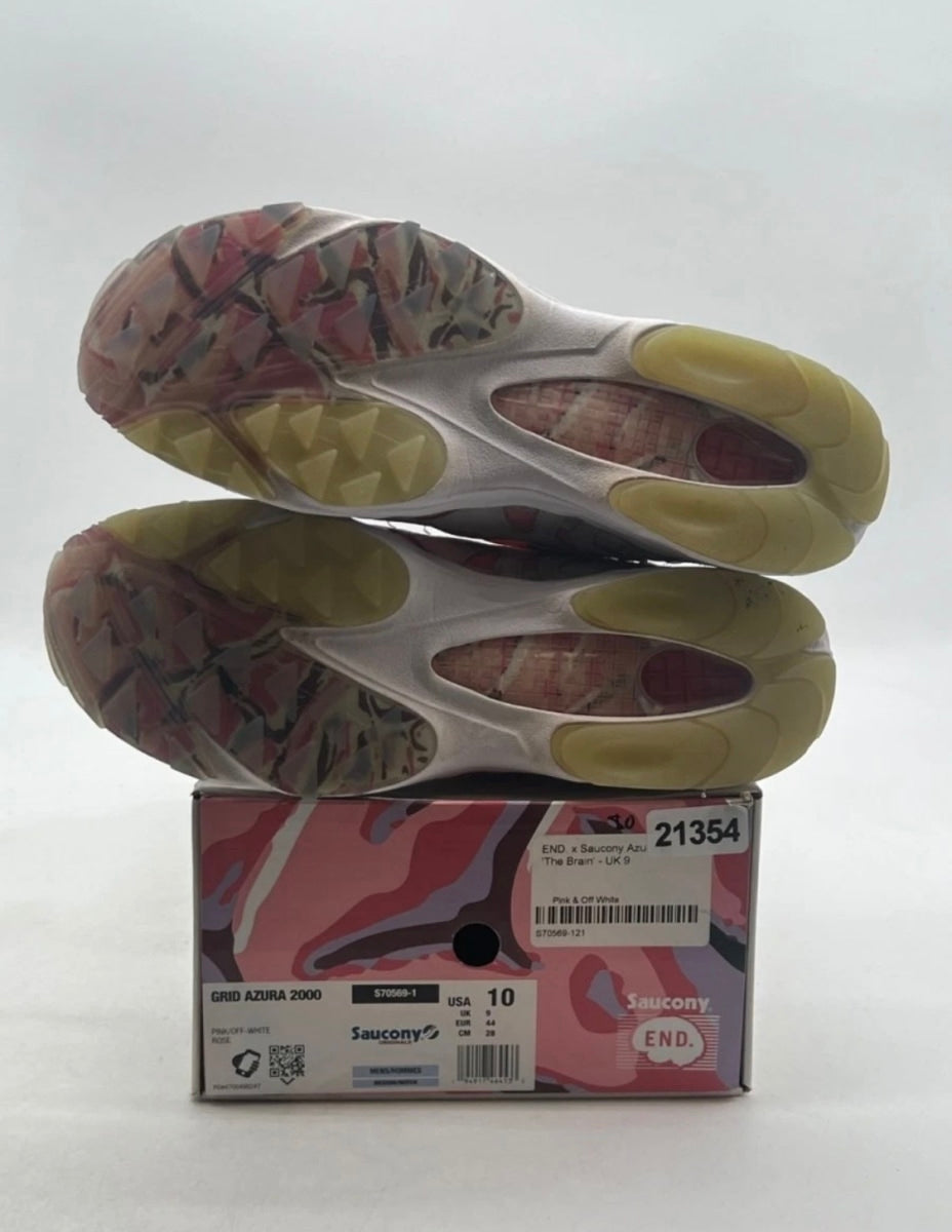 Saucony Azura 2000 END. The Brain 10 (Lightly Worn Pre-Owned)SauconyPink/Off-White - Image 8