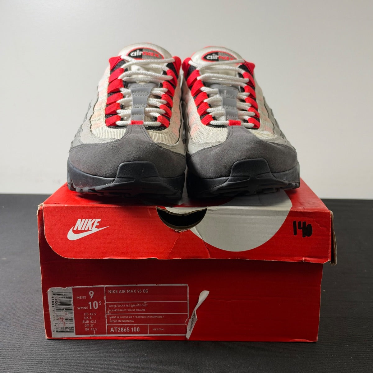 Nike Air Max 95 OG Solar Red (2018) (Size 9) - Image 2