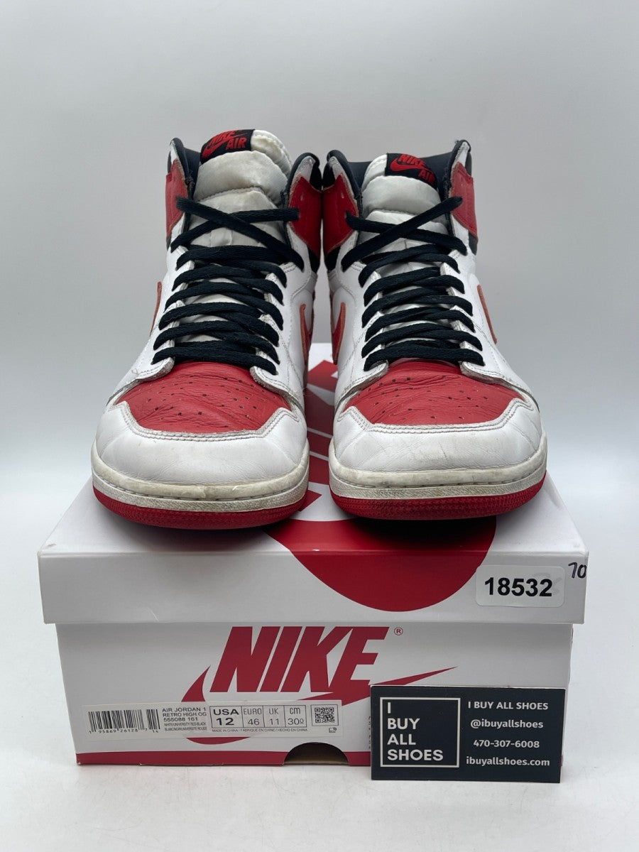 Jordan 1 Retro High OG Heritage 12 (Heavily Worn Pre-Owned) - Image 2