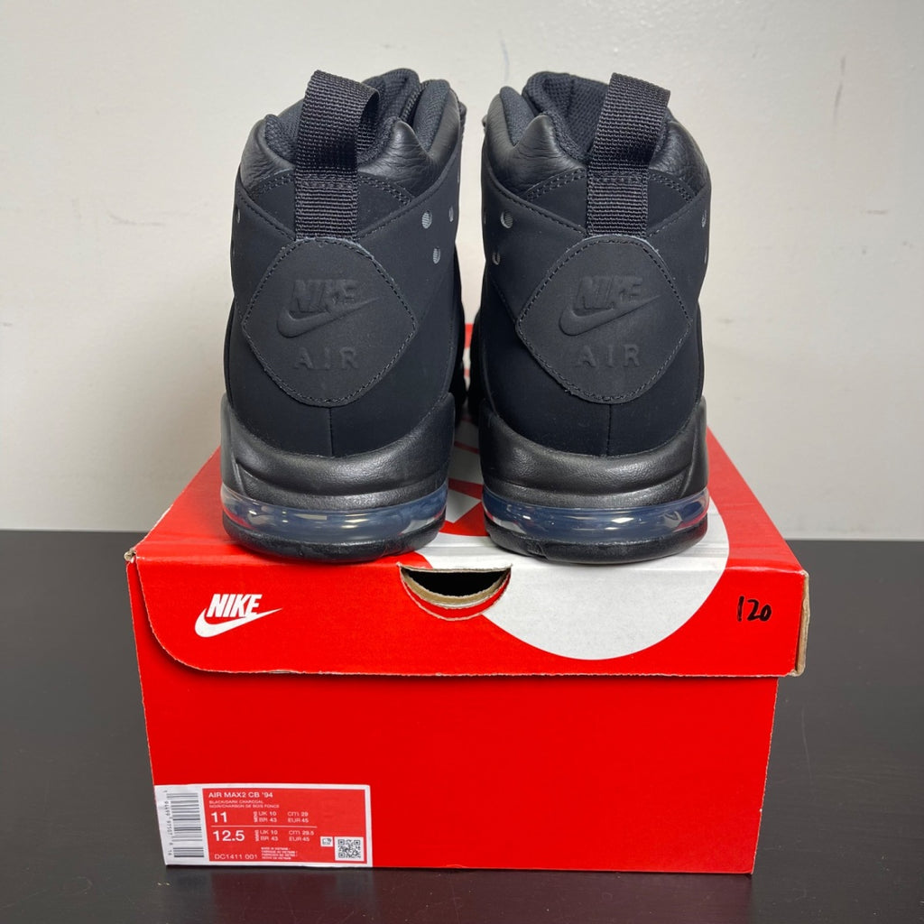 Nike Air Max 2 CB '94 Triple Black 11 (Moderately Worn Pre-Owned)NikeBlack/Black-Black - Image 4