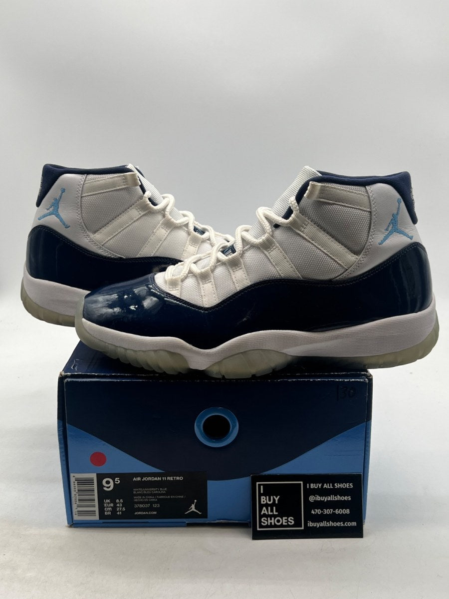 Jordan 11 Retro UNC Win Like 82 9.5 (Lightly Worn Pre-Owned) - Image 1