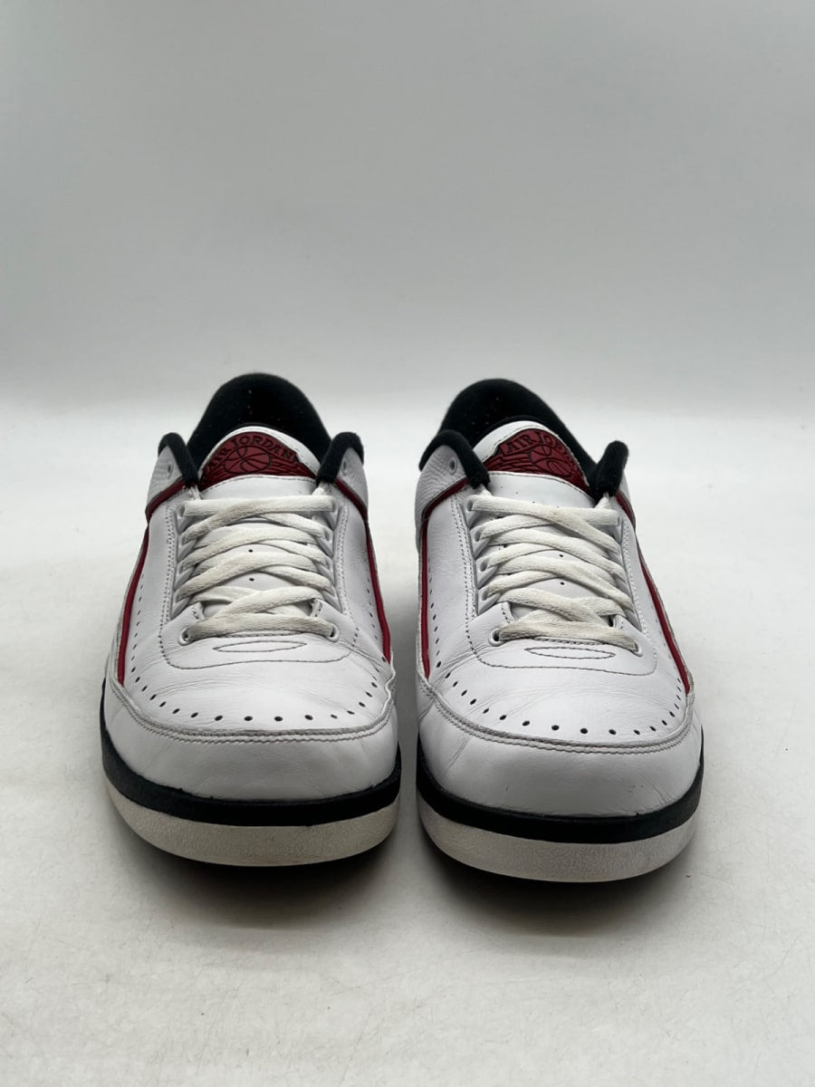Jordan 2 Retro Low Chicago (2016) 10.5 (Lightly Worn Pre-Owned)JordanWhite/Black-Varsity Red - Image 2