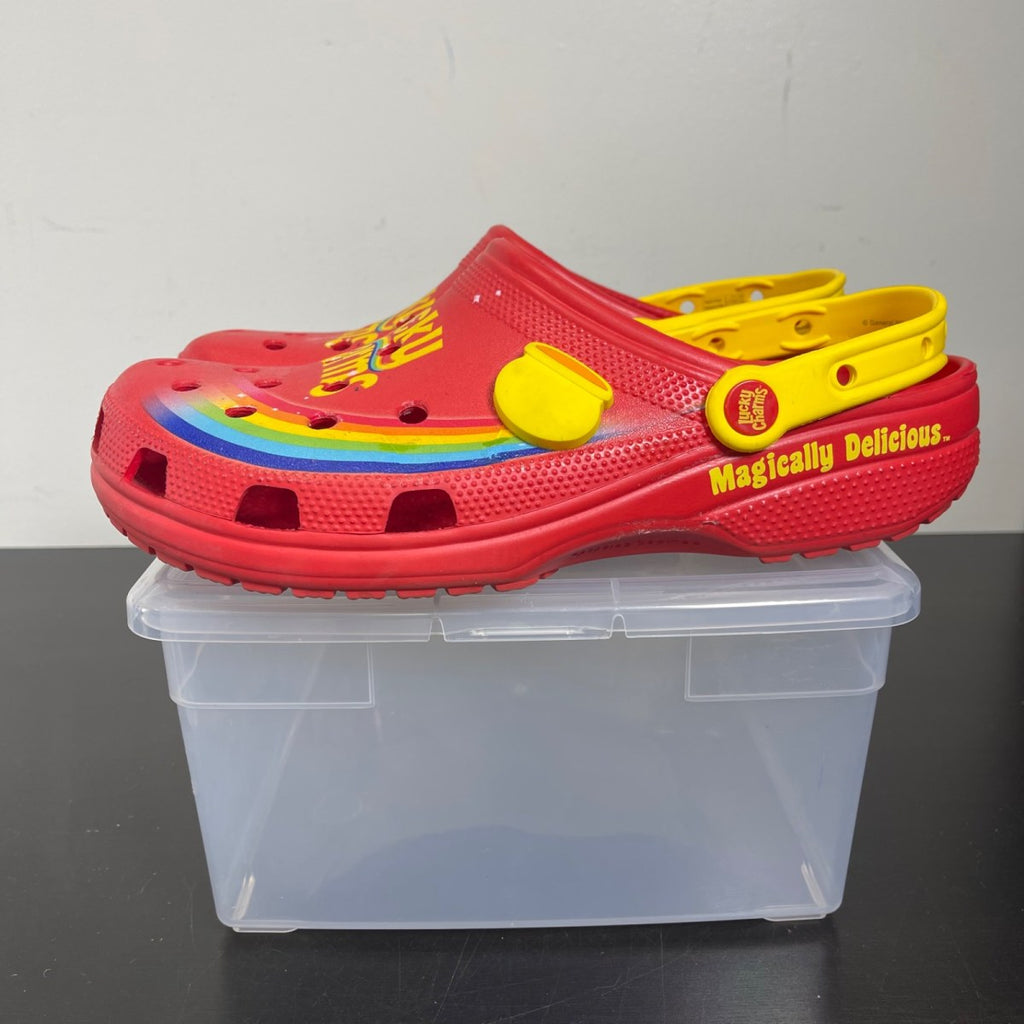 Crocs Classic Clog Lucky Charms Magically Delicious 11 (Moderately Worn Pre-Owned)CrocsRed - Image 3