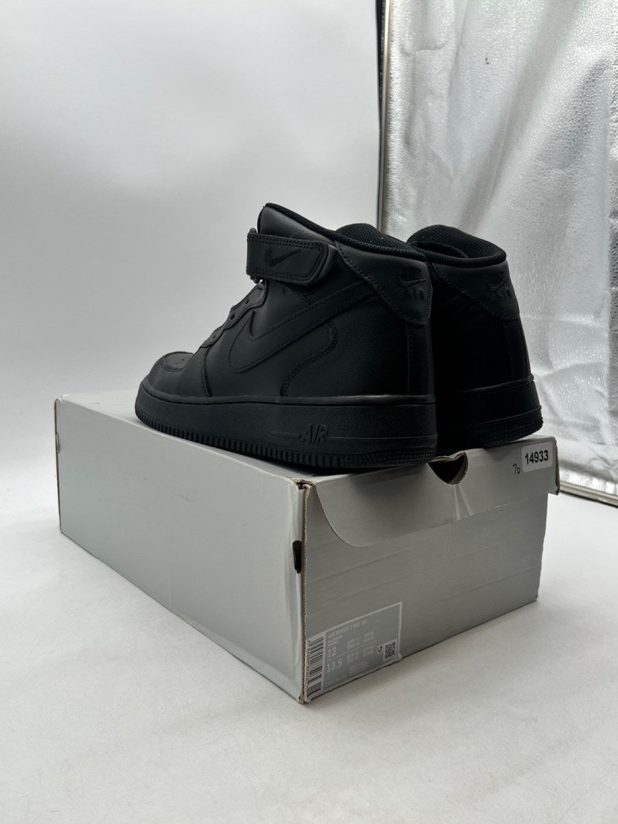 Nike Air Force 1 Mid '07 Black (Size 12) - Image 4